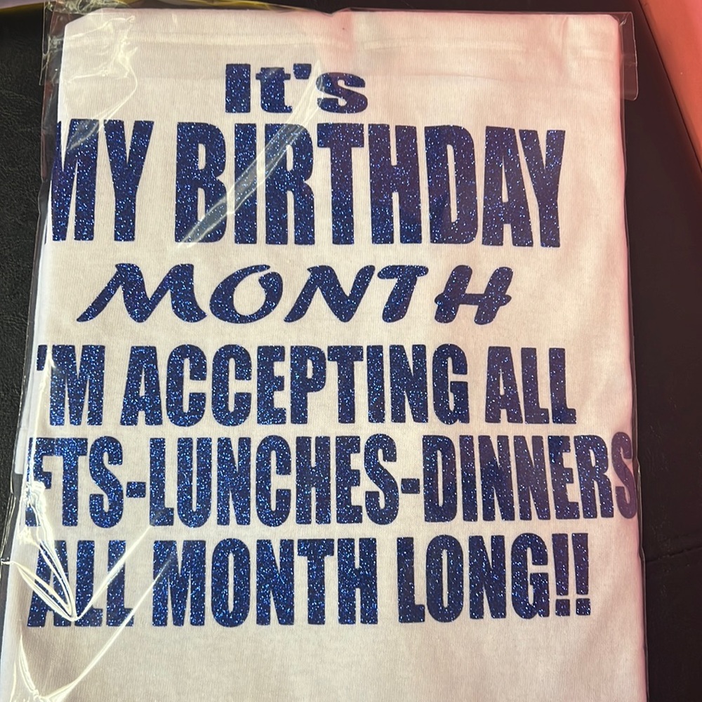Birthday Month Tee-shirts